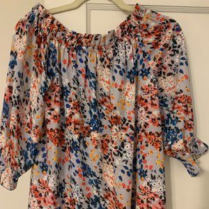 Colorful Off Shoulder Top